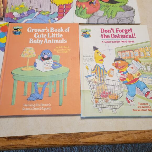 Lot of 15 Sesame Street Book Club Hardcover Books Jim Henson Muppets Vintage - Picture 13 of 16